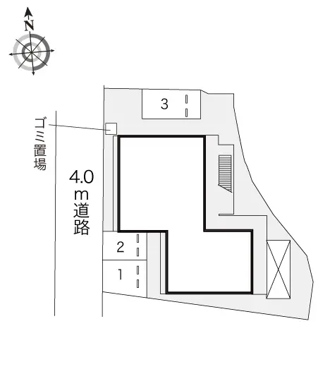 ★手数料０円★羽曳野市恵我之荘　月極駐車場（LP）